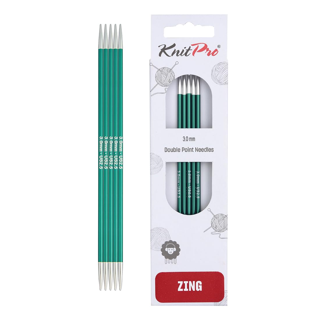 Amazon.com: KnitPro Zing Double Pointed Needles 6
